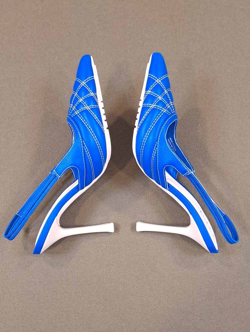 ALDO Striker Slingback Heels - Color: Medium Blue - Size: 6 - Picture 6 of 10